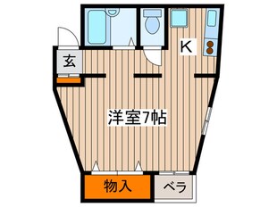 第２ミリオンコ－ポの物件間取画像